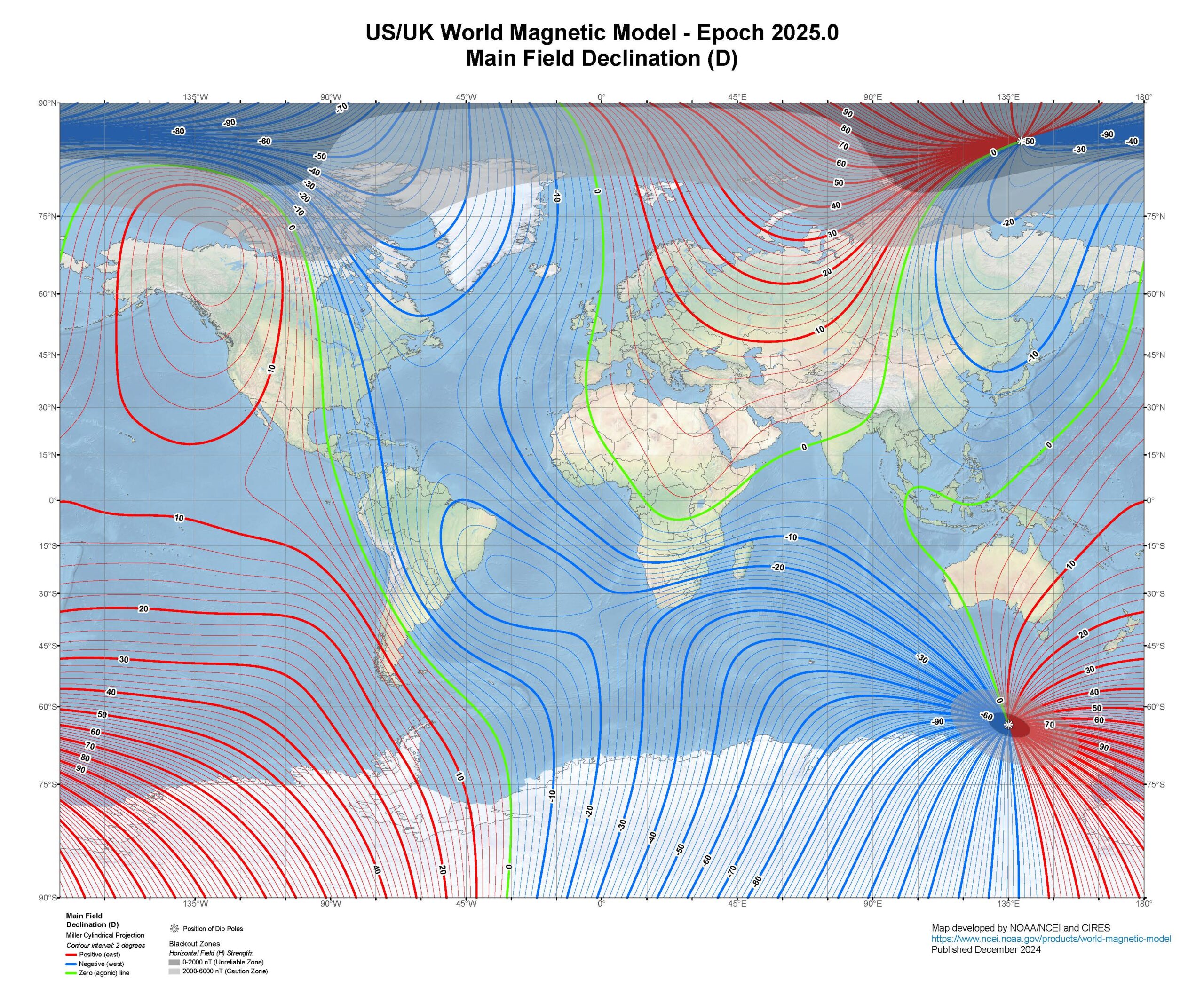 Updated magnetic model